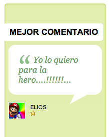 El comentario más valorado