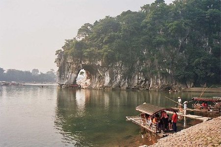 La Colina de la Trompa de Elefante en Guilin, China