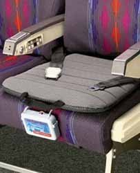 Cojín inteligente para el asiento del avión 