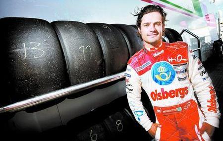 El príncipe Carlos Felipe es un gran aficionado del automovilismo