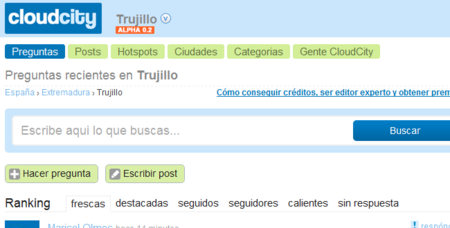 CloudCity, preguntas y respuestas locales en español