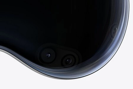 一見すると気づかないかもしれませんが、Vision Pro にはセンサーとカメラがたくさん搭載されています