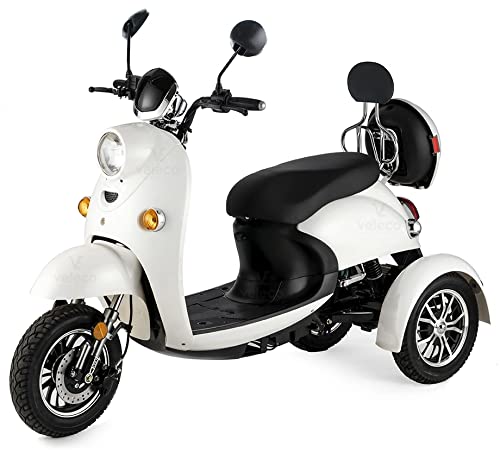 VELECO ZT63 - Scooter de movilidad de 3 ruedas