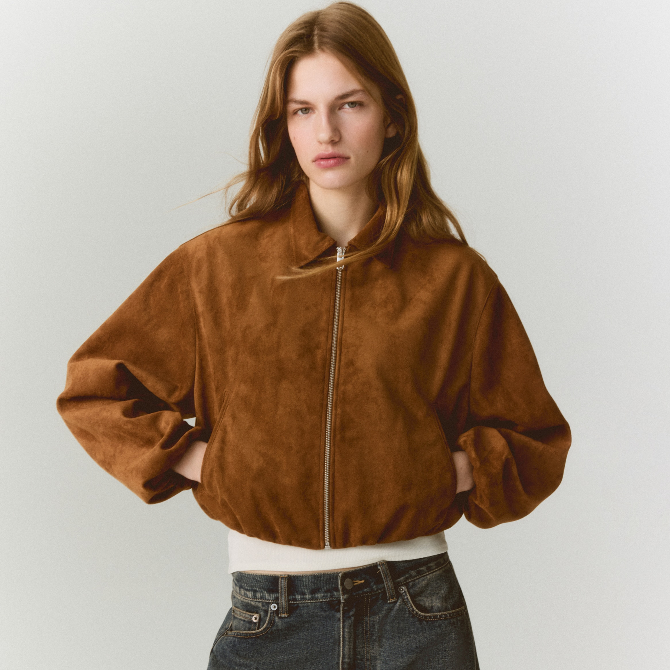 Chaqueta con cuello camisero