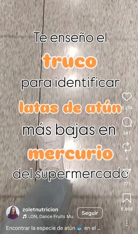 El truco para identificar las latas de atún bajas en mercurio