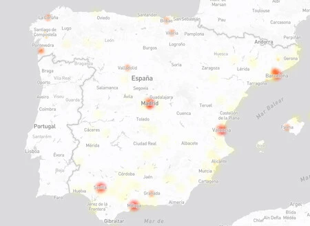 Downdetector Mapa Orange