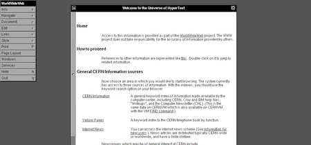 ¿Cómo era navegar por la web en 1990? Descúbrelo con WorldWideWeb, el primer navegador web de la historia