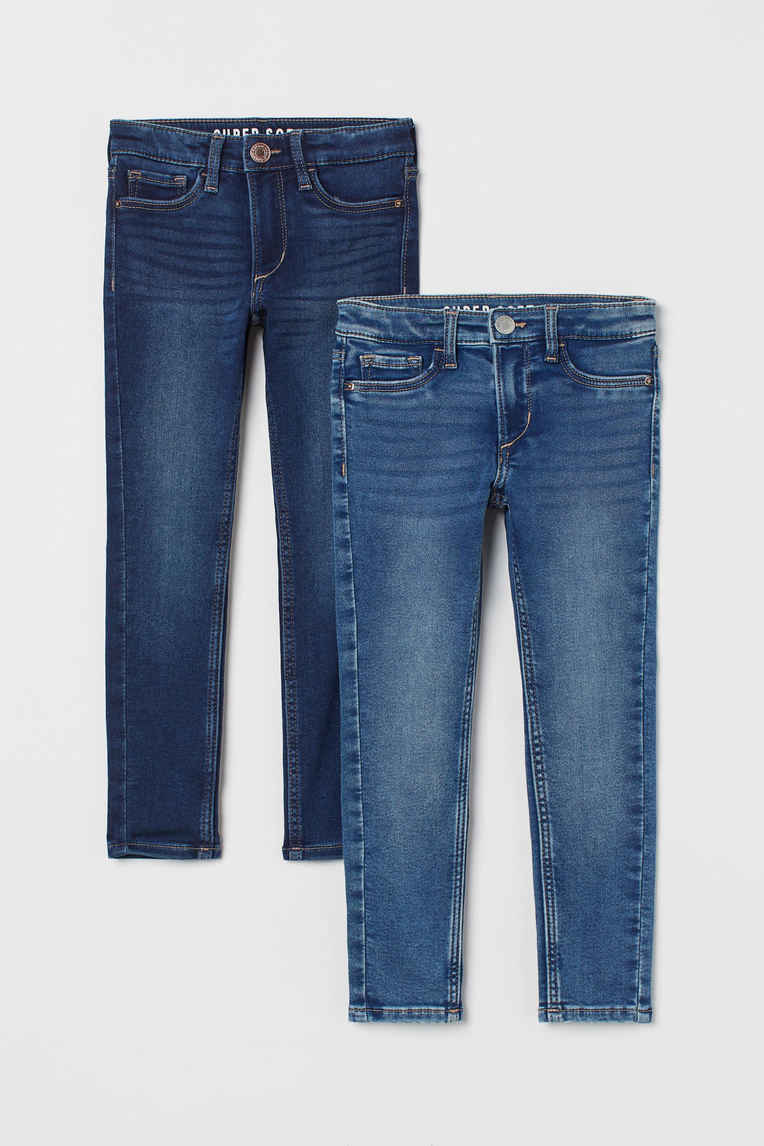 Pack 2 Super Soft Skinny jeans