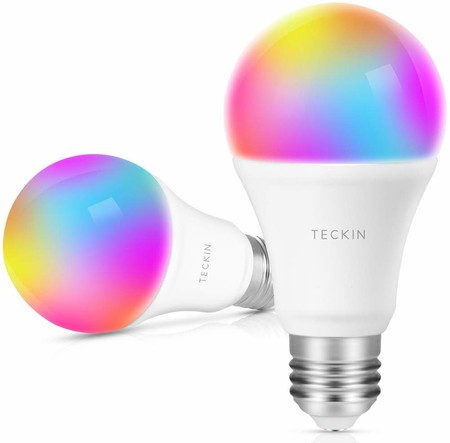 Cupón de descuento del 33% en este pack de dos bombillas inteligentes Teckin: pueden ser nuestras por 18,08 euros