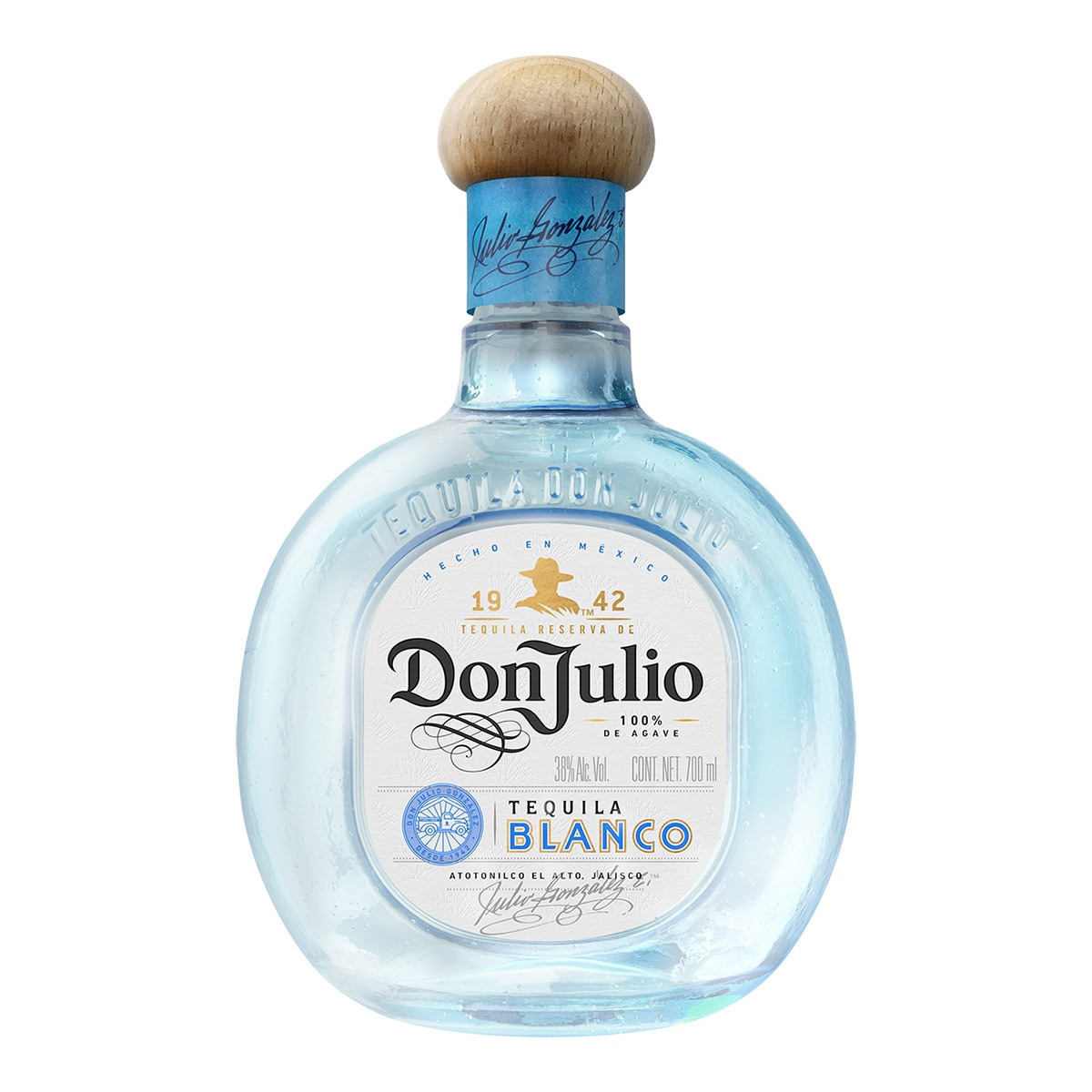 Estuche tequila blanco Don Julio 100% agave