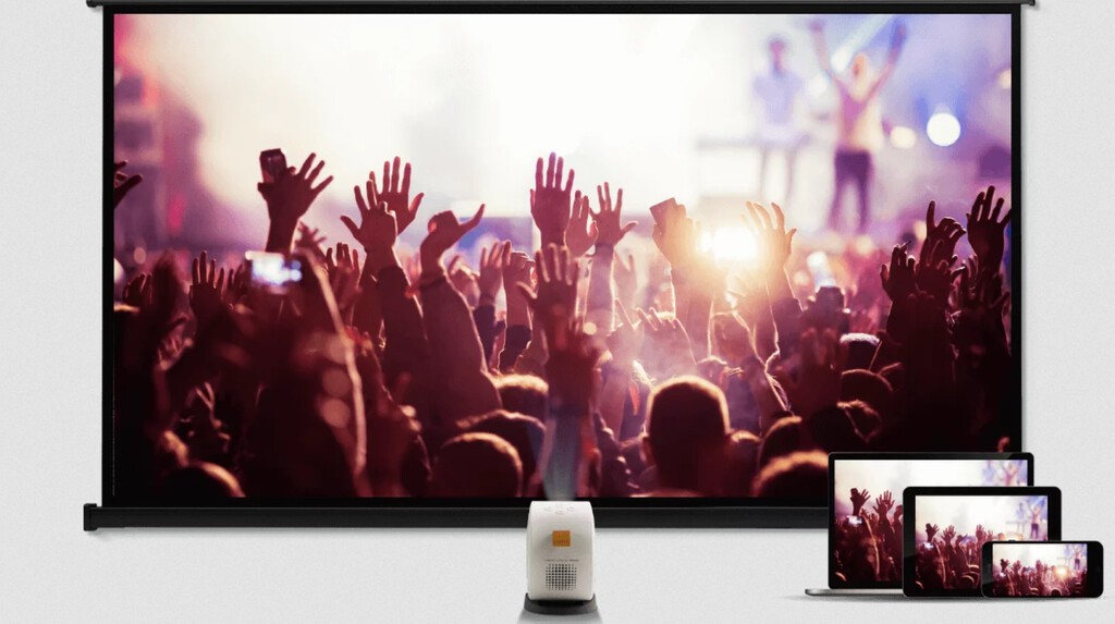 El nuevo proyector portátil de BenQ quiere llevar el contenido de tu móvil a una pantalla gigante: con sonido, batería y Android TV