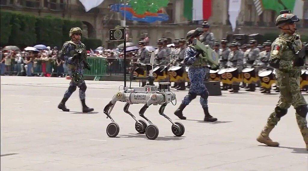 China convirtió los perros robot en soldados y Ucrania los drones en ojos. México acaba de unir ambos mundos en una mezcla explosiva