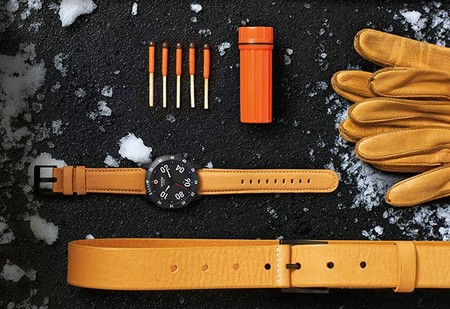 La nueva versión alpina del reloj Ranger Leather de Nixon
