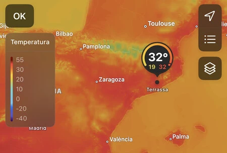 地図 気温 天気 iPhone