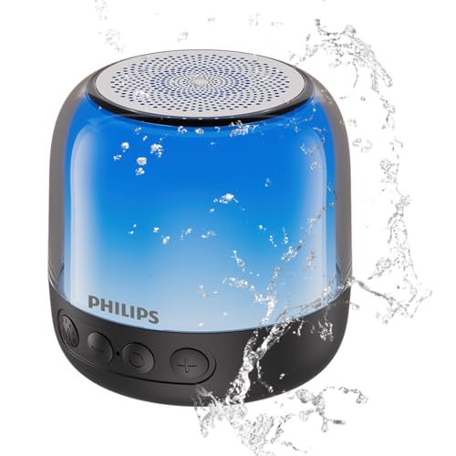 Philips Bocina Bluetooth Portátil, Varias Luces RGB, Bluetooth 5.3 Altavoz Inalámbrico