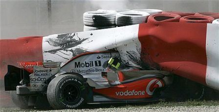 La verdad del accidente de Kovalainen en el Gran Premio de España