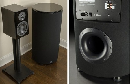Grande, potente y cilíndrico, así es el último subwoofer de SVS