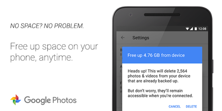 Cómo liberar espacio con Google Fotos para Android