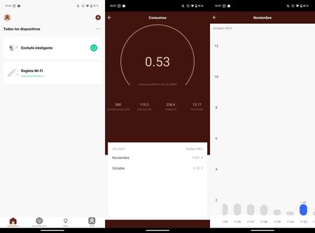App del enchufe inteligente al que conecte la nevera