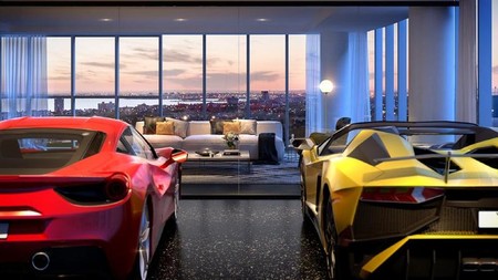 En este complejo de apartamentos de lujo de Melbourne... ¡podrás aparcar tu coche dentro de casa!