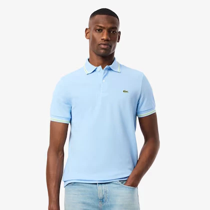 Polo de corte regular L.12.12 con ribetes decorativos