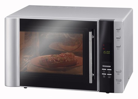 Oferta flash en el horno microondas con grill y aire caliente Severin MW 7803: hasta medianoche cuesta 125 euros en Amazon