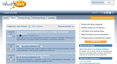 WorthIdea, la web para compartir ideas originales, se renueva