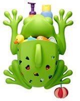 Rana para guardar los juguetes del baño