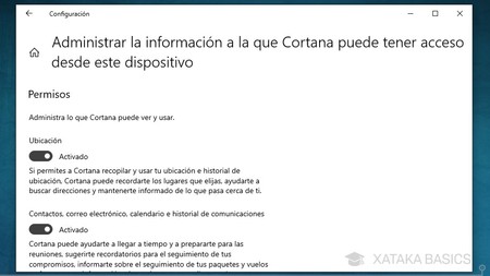 Informacion Cortana