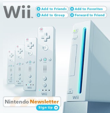 MySpace oficial de Wii