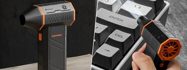Este soplador de aire es superpotente: es perfecto para acabar con el polvo en teclados y ordenadores 