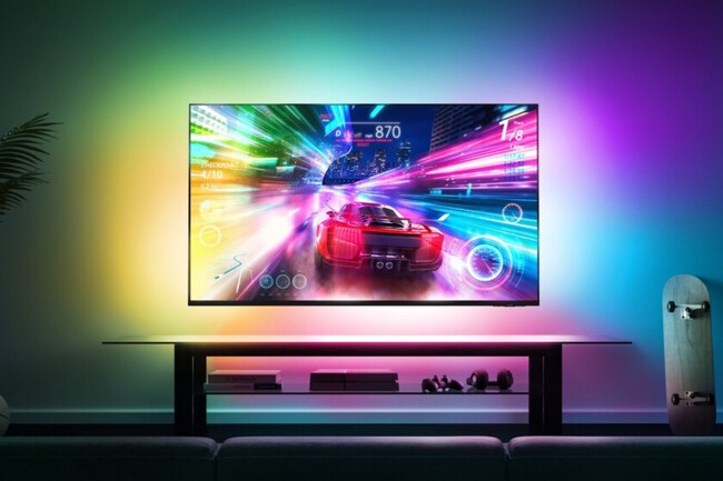 tele Samsung con un juego