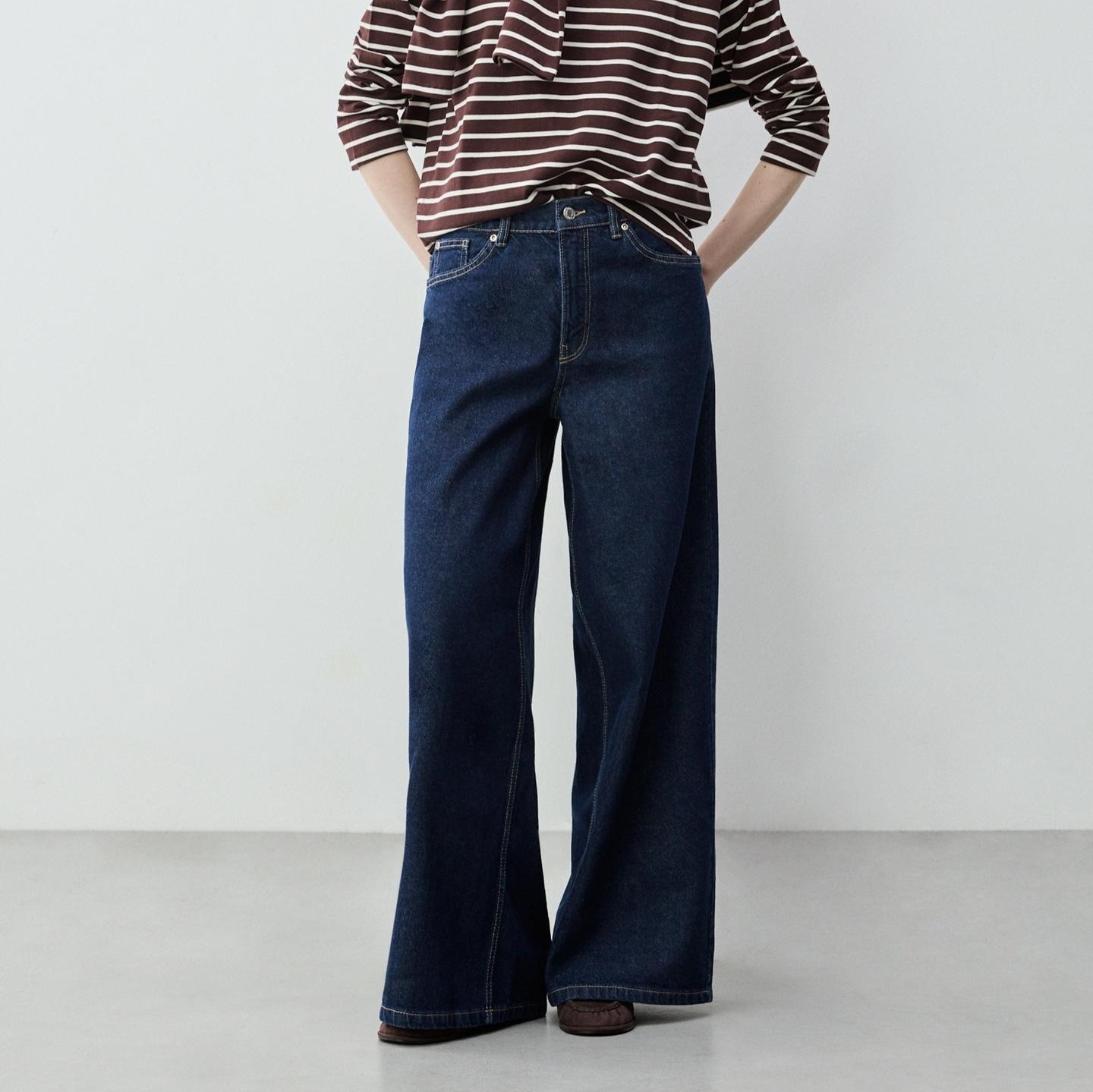 Jeans baggy wide leg

