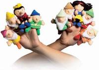 Marionetas de dedos, para imaginar cualquier historia