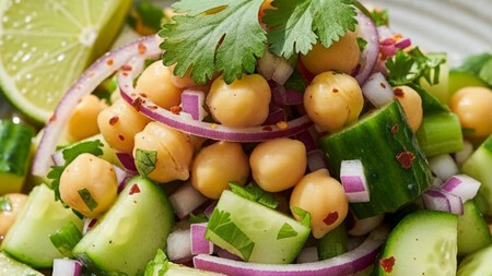 Ceviche de garbanzo con pepino: fresco, fácil de preparar y lleno de nutrientes