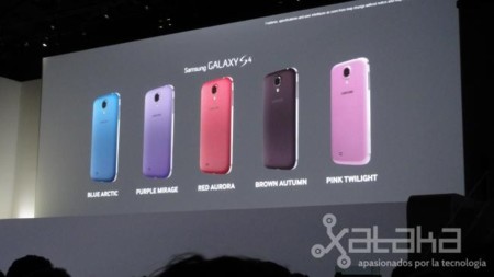 Cinco nuevos colores para el Samsung Galaxy S4