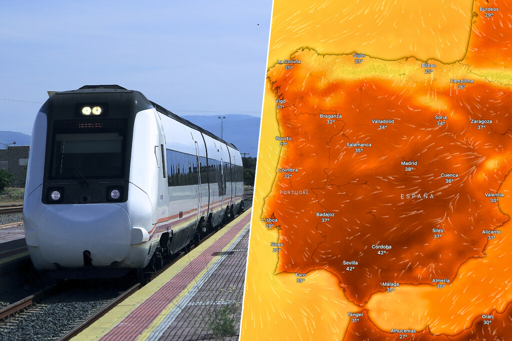En plena ola de calor, hay trenes en Extremadura que se están quedando sin aire acondicionado. Para Renfe solo hay un culpable: el calor