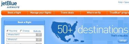 Google Maps en el avión y concurso de JetBlue