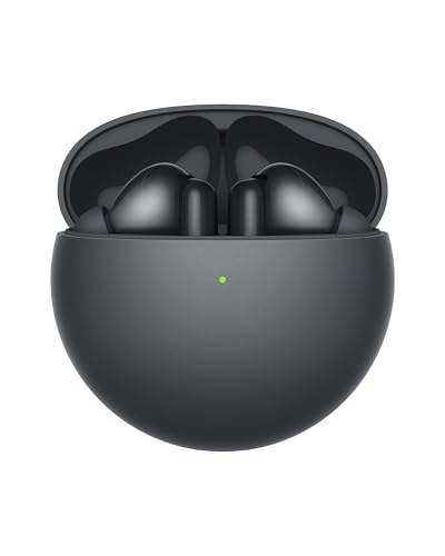 HUAWEI Freebuds 7i, Auriculares Inalámbricos Bluetooth, Cancelación de Ruido Activo Inteligente 4.0, Audio Espacial Ilimitado, Llamada Estable y Clara, iOS y Android, IP54, Garantía 30 Meses, Negro