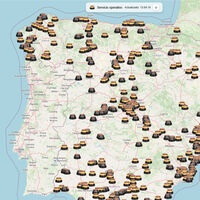 En este curioso mapa puedes ver en tiempo real todas las balizas V-16 activas en España