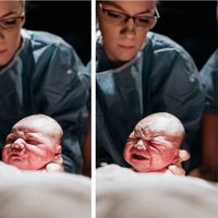 Una madre fotografía su propio parto y las imágenes son espectaculares