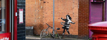 Banksy nos regala una nueva obra en Nottingham: una niña jugando en la calle