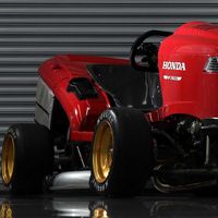 Vuelve el cortacésped Honda Mean Mower V2 con un nuevo récord Guinness: 0-160 km/h en 6,29 segundos