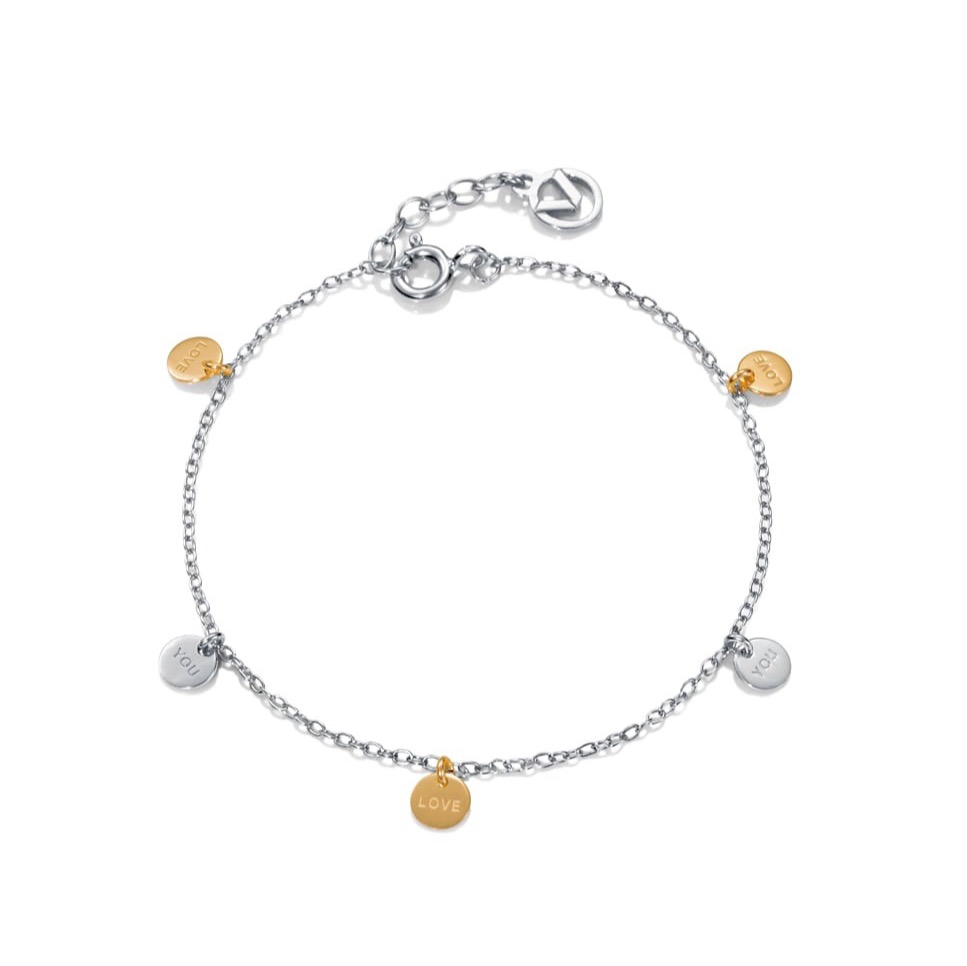 Pulsera con medallas Love You Viceroy