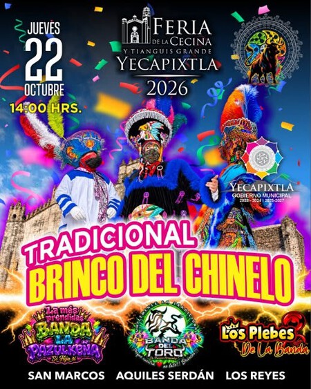 Cecina, música y fiesta: así será la Feria de la Cecina y Tianguis Grande Yecapixtla 202 con Grupo Firme y Espinoza Paz