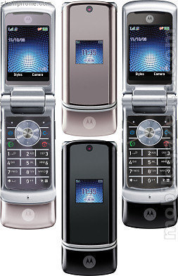 Nuevo KRZR de color plateado