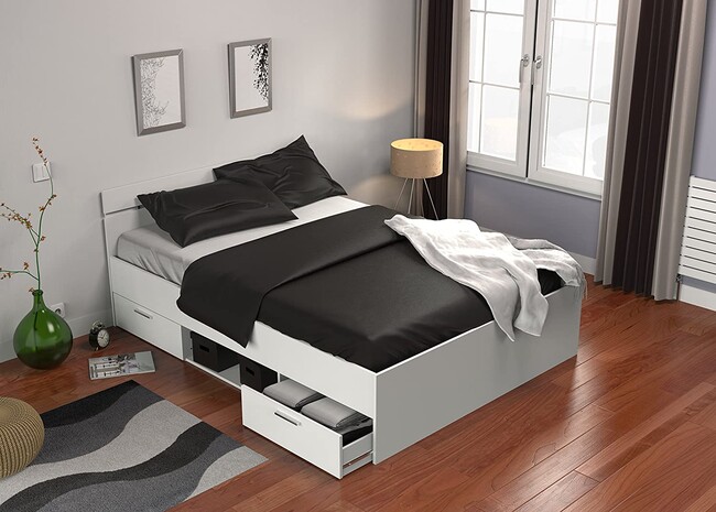 11 camas de matrimonio abatibles, plegables y con cajones y estantes