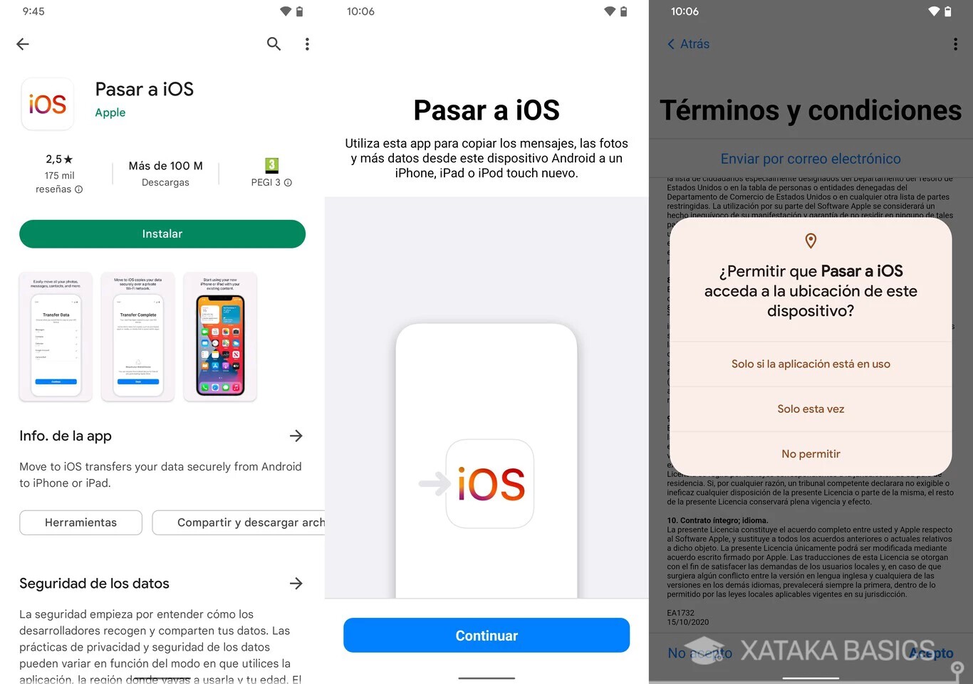 Pasar de Android a iPhone guía con los pasos antes y durante el