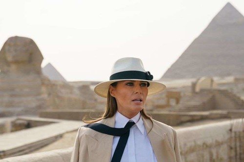 Melania Trump pasa una noche en El Cairo y su factura asciende a 95.000 dólares 