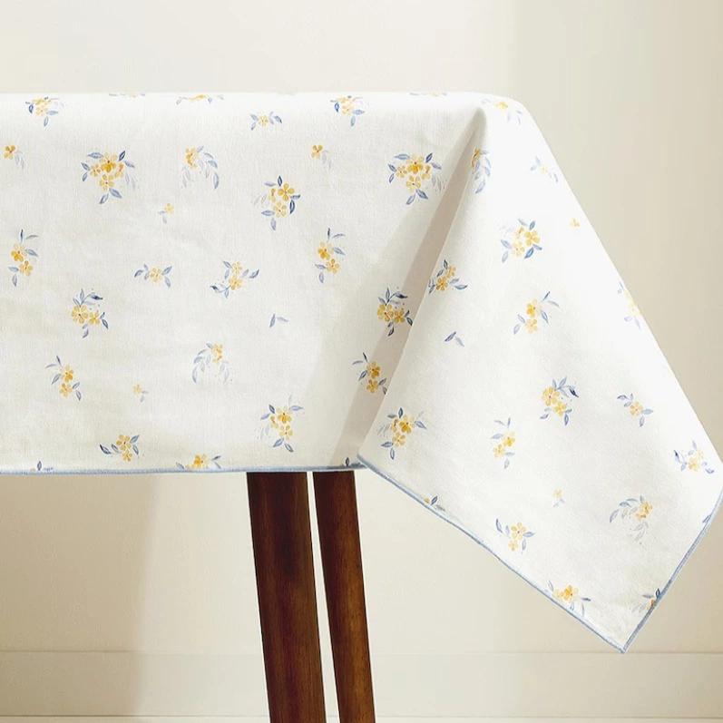 Mantel lino y algodón Little Flowers El Corte Inglés
